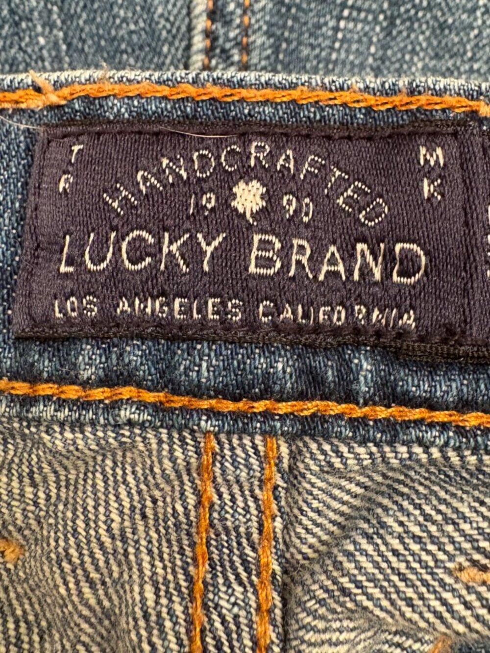 Lucky Brand Sienna Tomboy Straight Distressed Jeans Medium Wash Blue size 4/27 - Picture 3 of 8
